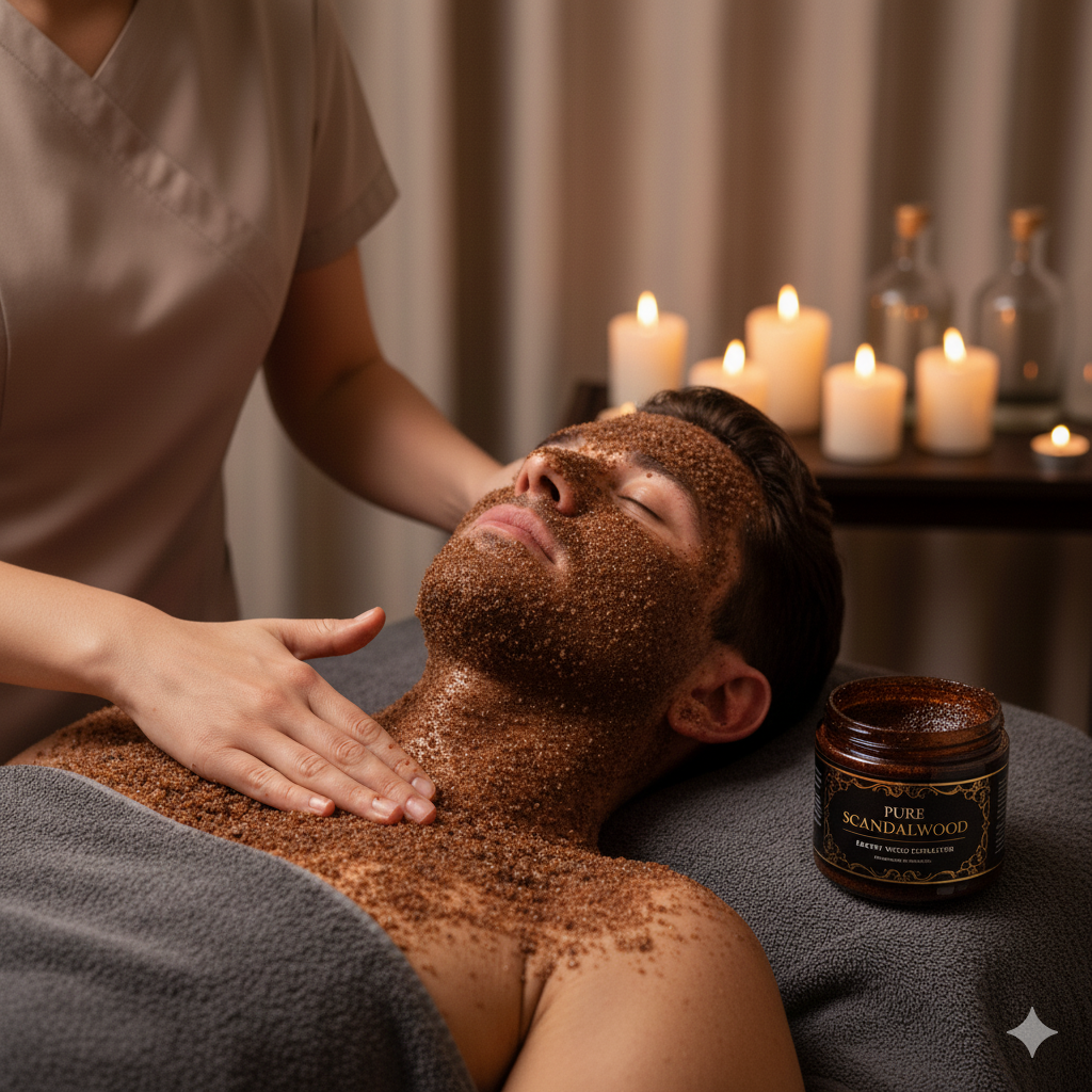 Pure Sandalwood Scrub at Arvi Wellness Spa