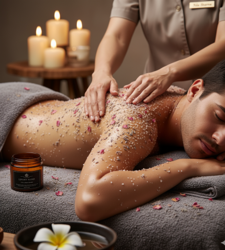 Full Body Scrub at Arvi Wellness Spa
