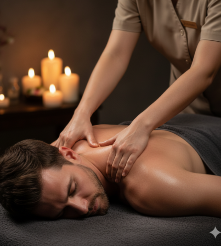Shoulder Massage at Arvi Wellness Spa